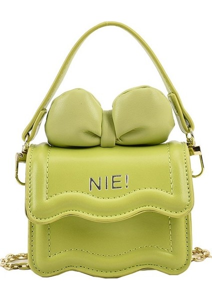 Yeni Mini Çocuk Omuz Çantası Yay Zincir Crossbody Küçük Çanta Ebeveyn-Çocuk Çantası (Yurt Dışından) fiyatları