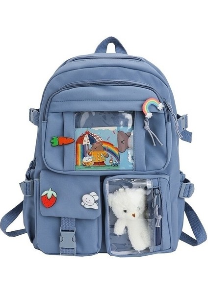 Dake Büyük Kapasiteli Su Geçirmez Sırt Çantası - Bej (Yurt Dışından)