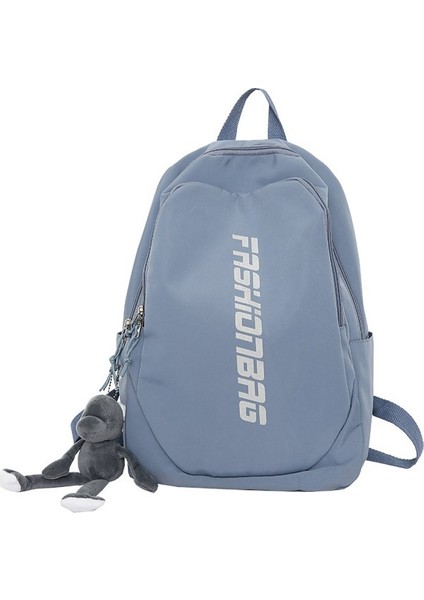 Orta ve Lise Üniversite Öğrencileri Okul Çantası Omuzdan Askili Çanta Naylon Torba Kız Öğrenci Kampüs Sırt Çantası (Yurt Dışından)