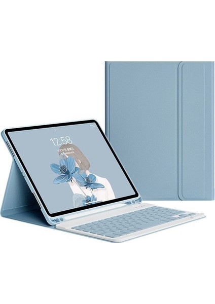 Ipad 10.2 Inç Için Klavyeli Kılıf-Mor (Yurt Dışından)