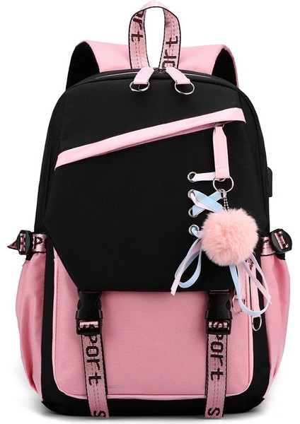 Erkekler ve Kadınlar Için Gösterişli Sırt Çantaları, Yeni Basit Okul Çantaları (Yurt Dışından)