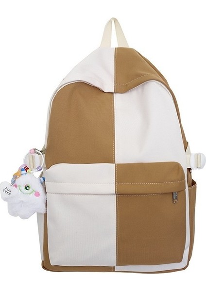 Basit Küçük Taze Sırt Çantası Yeni Moda Rahat Moda Büyük Kapasiteli Sırt Çantası Ortaokul Erkek ve Kız Öğrenci Okul Çantası (Yurt Dışından)