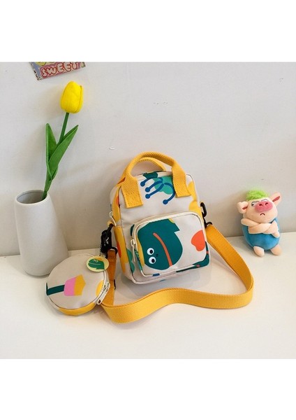 Niş Tasarım Çanta 2024 Yeni Moda Japon Kız Küçük Taze Kanvas Crossbody Çanta Çok Yönlü Internet Ünlü Çanta (Yurt Dışından)