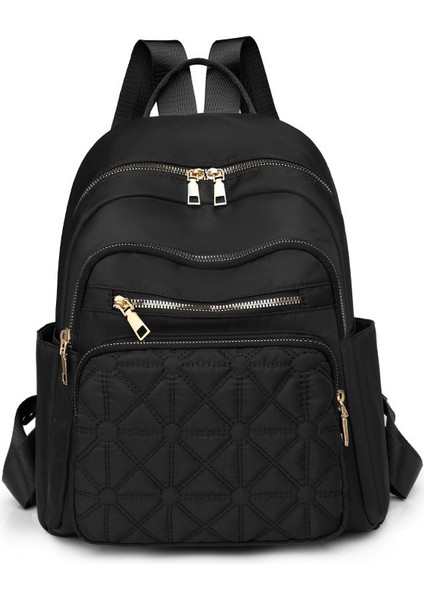 Nakışlı Kadın Sırt Çantası, Şık ve Çok Yönlü, Büyük Kapasiteli Çanta, Şehir Içi Işe Gidip Gelme Seyahat Sırt Çantası (Yurt Dışından)