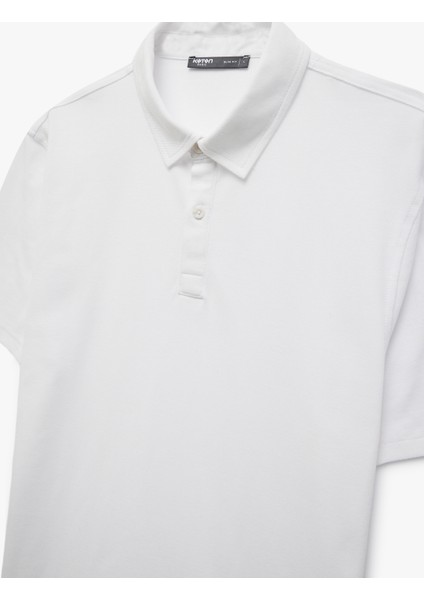 Pamuklu Regular Fit Kısa Kollu Polo Yaka Tişört indirimleri