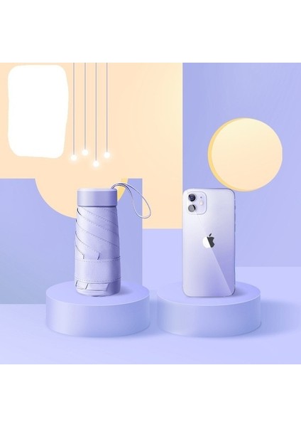 Güneş Şemsii Kadın Güneşli ve Yağmurlu Çift Kullanımlı Anti-Ultraviyole Katlanır Mini Küçük ve Kullanışlı Düz ​​küçük Şemsiyede %50 Indirim (Yurt Dışından) fiyatları
