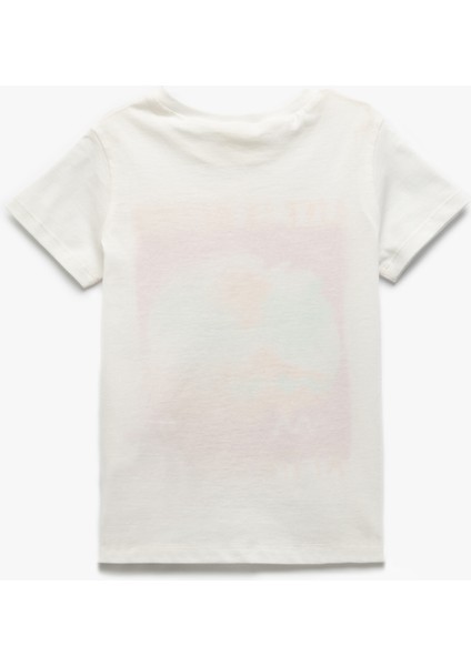 Baskılı Bisiklet Yaka Kısa Kollu Pamuklu Tişört fiyatları