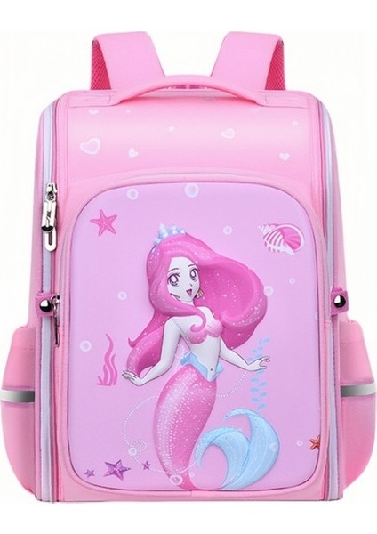 Mermaid-3d Sert Kabuk-Karikatür Öğrenci Okul Çantası-Çocuk Sırt Çantası (Yurt Dışından) modelleri