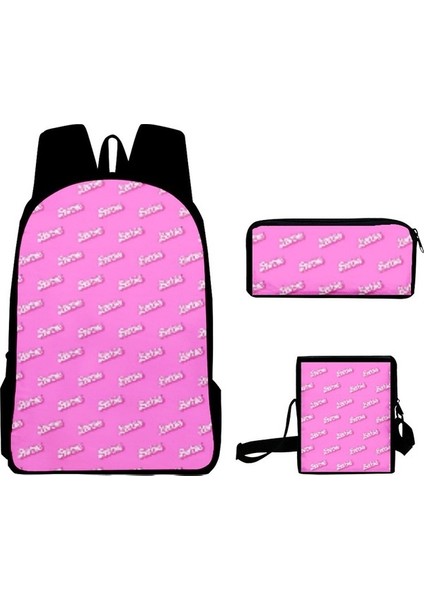 Serisi Resim Kampüs Sırt Çantası 3D Oxford Kumaş Okul Çantası Üç Parçalı Okul Çantası Kalem Kutusu (Yurt Dışından)