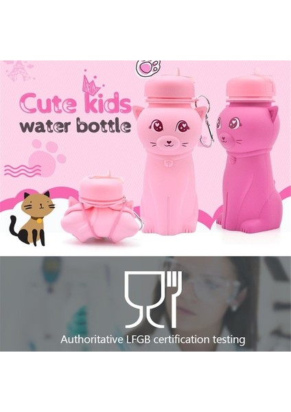 Katlanabilir Açık Taşınabilir Damla Geçirmez ve Sızdırmaz Kitten Seyahat Kupa (Yurt Dışından) modelleri