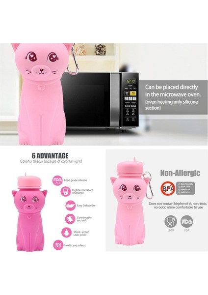 Katlanabilir Açık Taşınabilir Damla Geçirmez ve Sızdırmaz Kitten Seyahat Kupa (Yurt Dışından) fırsatları