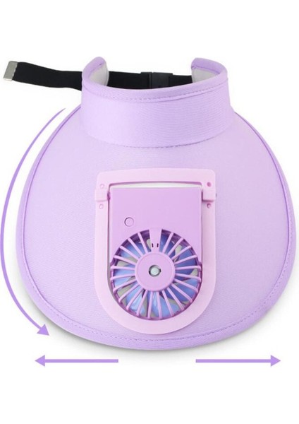 Güneş Fan Visor Şapkası - Mor (Yurt Dışından) indirimleri