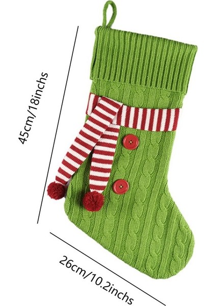Yeni Büyük Noel Hediye Çantası Noel Dekorasyon Hediye Şeker Çanta Cadılar Bayramı Eşarp Noel Çorabı (Yurt Dışından)