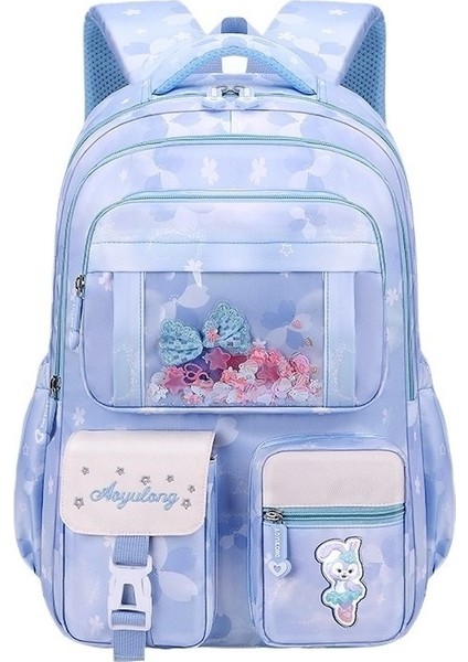 3-6.sınıf Ilkokul Öğrencileri Için Kolej Tarzı Okul Çantası, Aşınmaya Dayanıklı, Geniş Kapasiteli, Omurgayı Koruyan ve Yükü Azaltan Kız Çocuk Sırt Çantası (Yurt Dışından)