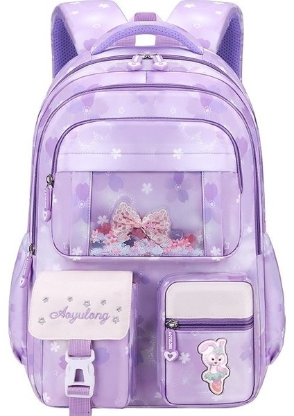 3-6.sınıf Ilkokul Öğrencileri Için Kolej Tarzı Okul Çantası, Aşınmaya Dayanıklı, Geniş Kapasiteli, Omurgayı Koruyan ve Yükü Azaltan Kız Çocuk Sırt Çantası (Yurt Dışından) fiyatları