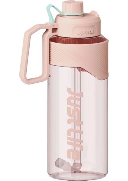 Uzay Kupası Büyük Kapasiteli Yüksek Kali Plastik Bardak Açık Spor Spor Su Şişesi 1800 ml (Yurt Dışından)