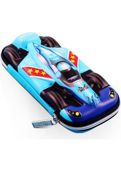 3D Araba Modeli Kalem Kutusu - Kırmızı (Yurt Dışından)