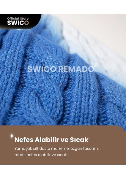 Kadın Kışlık Şapka - Mavi (Yurt Dışından) fırsatları