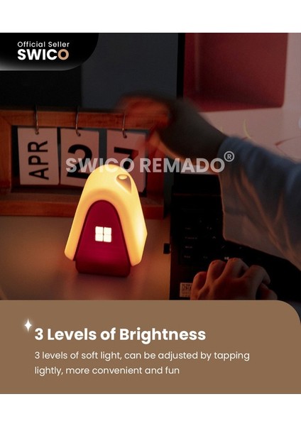 Şarj Edilebilir Silikon Kar Evi Gece Lambası (Yurt Dışından) modelleri