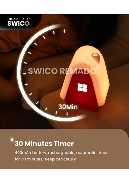 Şarj Edilebilir Silikon Kar Evi Gece Lambası (Yurt Dışından) fırsatları