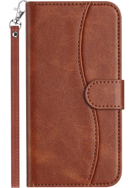 Xiaomi Redmi 14C Tam Korumalı Telefon Pu Deri Cüzdan Standlı Kılıf (Yurt Dışından)