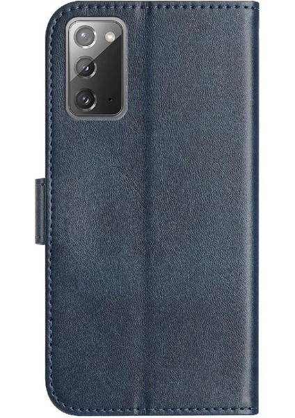 Samsung Galaxy Note 20 Tam Korumalı Telefon Pu Deri Cüzdan Standlı Kılıf (Yurt Dışından)