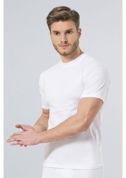 Erkek 2li Bisiklet Yaka Fanila