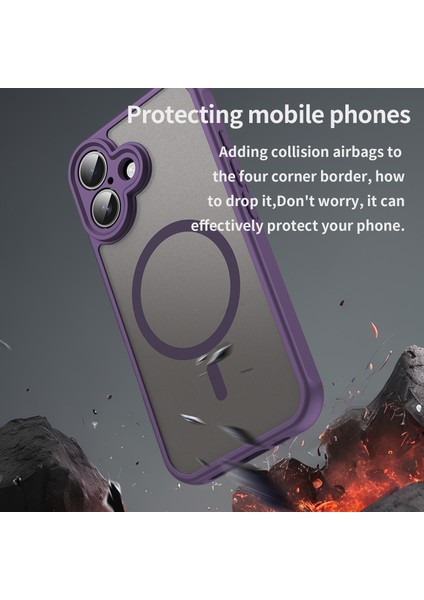 Iphone 16 Plus Telefon Kılıfı, Manyetik Darbeye Dayanıklı Telefon Kılıfı, Şeffaf Hibrit Kapak Iphone 16 Plus (Yurt Dışından) fırsatları