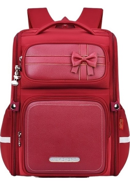 1-6. Sınıf Kızlar Için Kız Okul Çantaları, Hafif Çocuk Omurga Koruyucusu, Büyük Kapasiteli, Nefes Alabilir ve Yük Azaltıcı (Yurt Dışından)