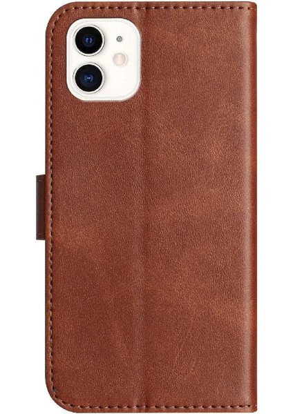 iPhone 12 Tam Korumalı Telefon Pu Deri Cüzdan Standlı Kılıf (Yurt Dışından) indirimleri
