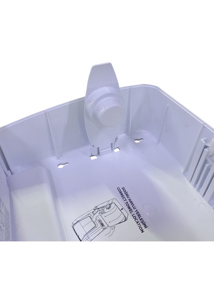 Flosoft 21CM Otomatik Kağıt Havlu Dispanseri Yedek Parça Siyah 2 Adet