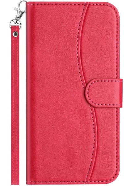 iPhone 13 Pro Tam Korumalı Telefon Pu Deri Cüzdan Standlı Kılıf (Yurt Dışından)