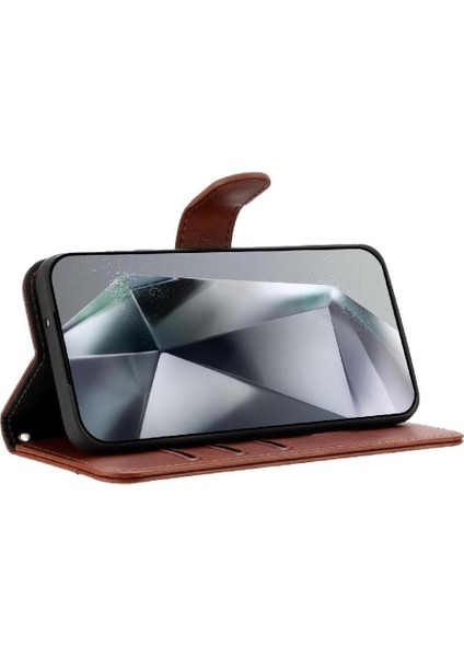 Motorola Moto Edge 50 Pro Tam Korumalı Telefon Pu Deri Cüzdan Standlı Kılıf (Yurt Dışından)