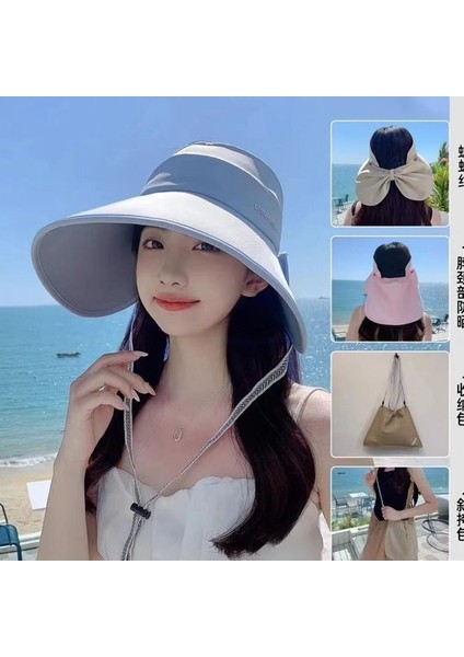 Açık Hava Güneş Koruması Içi Boş Şapka Buz Ipek Anti-Ultraviyole Güneş Şapkası (Yurt Dışından) fiyatları