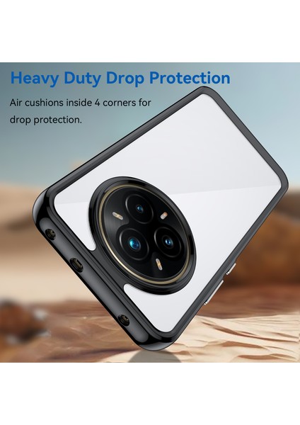 Oppo Realme P3 Pro Kılıf, Şeffaf Tasarımlı Darbeye Dayanıklı Telefon Kılıfı, Tampon Hibrit Şeffaf Kapak Oppo Realme P3 Pro (Yurt Dışından)