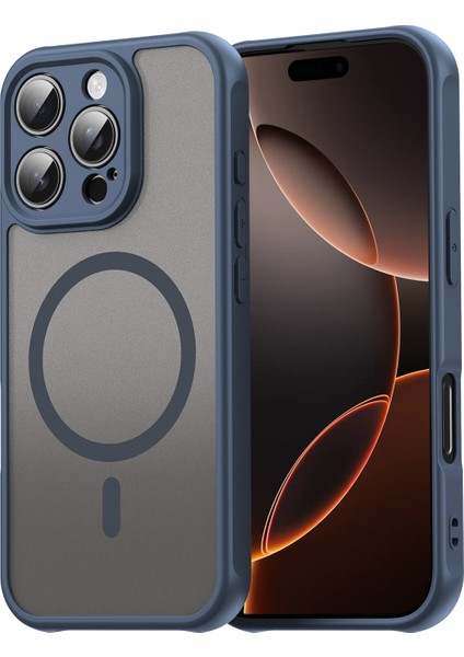 Iphone 15 Pro Max Telefon Kılıfı, Manyetik Darbeye Dayanıklı Telefon Kılıfı, Şeffaf Hibrit Kapak Iphone 15 Pro Max (Yurt Dışından)