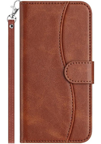 Xiaomi Poco C75 Tam Korumalı Telefon Pu Deri Cüzdan Standlı Kılıf (Yurt Dışından)