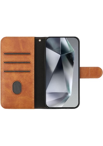 Xiaomi Poco C75 Tam Korumalı Telefon Pu Deri Cüzdan Standlı Kılıf (Yurt Dışından)