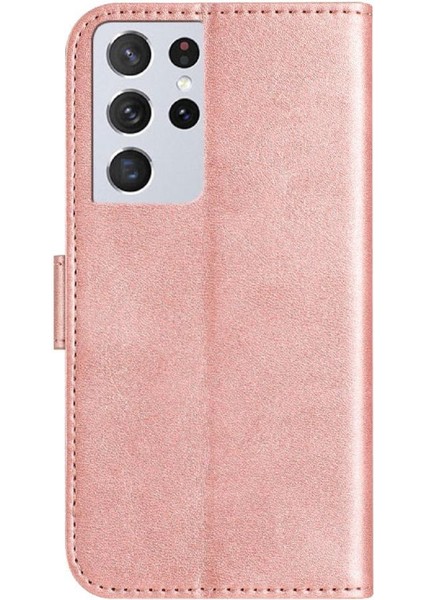 Samsung Galaxy S21 Ultra Tam Korumalı Telefon Pu Deri Cüzdan Standlı Kılıf (Yurt Dışından) indirimleri