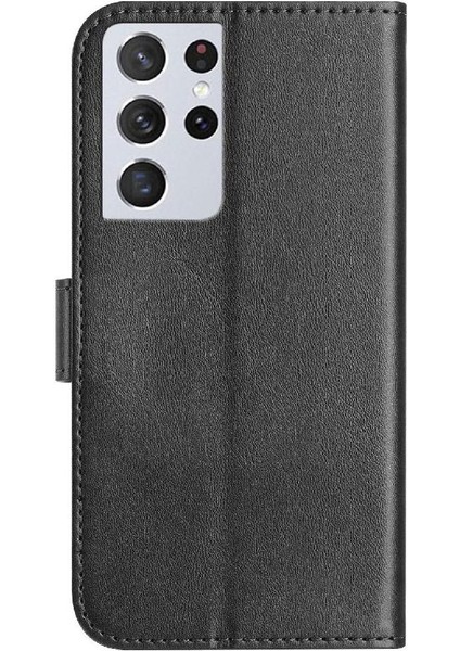 Samsung Galaxy S21 Ultra Tam Korumalı Telefon Pu Deri Cüzdan Standlı Kılıf (Yurt Dışından) indirimleri