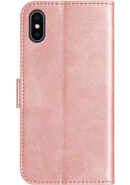 iPhone X/xs Tam Korumalı Telefon Pu Deri Cüzdan Standlı Kılıf (Yurt Dışından) indirimleri