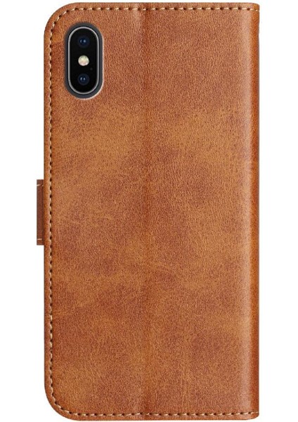 iPhone X/xs Tam Korumalı Telefon Pu Deri Cüzdan Standlı Kılıf (Yurt Dışından) indirimleri