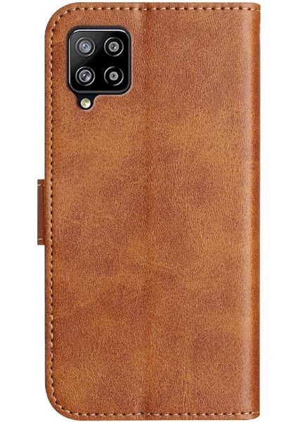 Samsung Galaxy M22 4g Tam Korumalı Telefon Pu Deri Cüzdan Standlı Kılıf (Yurt Dışından) indirimleri