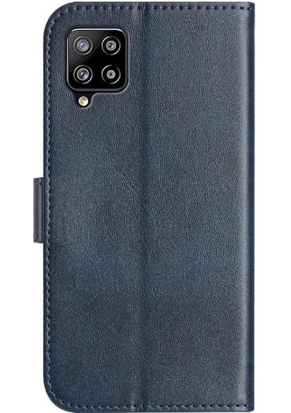 Samsung Galaxy M22 4g Tam Korumalı Telefon Pu Deri Cüzdan Standlı Kılıf (Yurt Dışından)