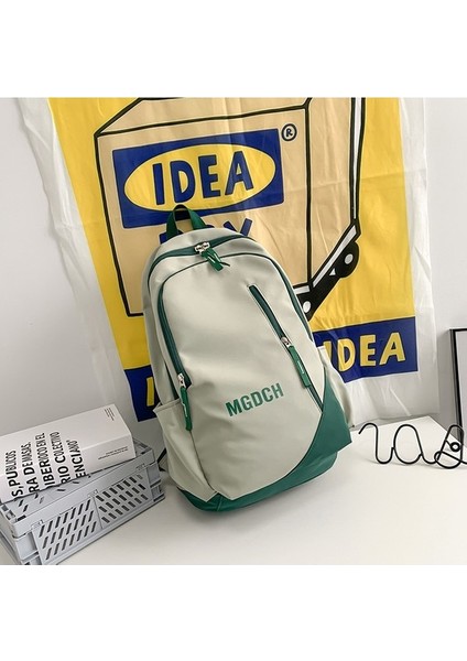 Basit Rahat Trendy Sırt Çantası Ortaokul Lise Öğrencisi Okul Çantası (Yurt Dışından)