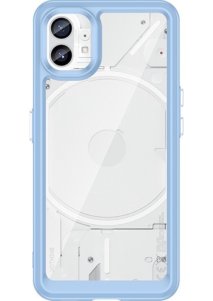 Nothing Phone 1 Kılıf, Şeffaf Tasarımlı Darbeye Dayanıklı Telefon Kılıfı, Tampon Hibrit Şeffaf Kapak Nothing Phone 1 (Yurt Dışından)