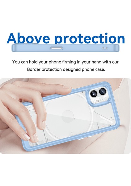 Nothing Phone 1 Kılıf, Şeffaf Tasarımlı Darbeye Dayanıklı Telefon Kılıfı, Tampon Hibrit Şeffaf Kapak Nothing Phone 1 (Yurt Dışından) indirimleri