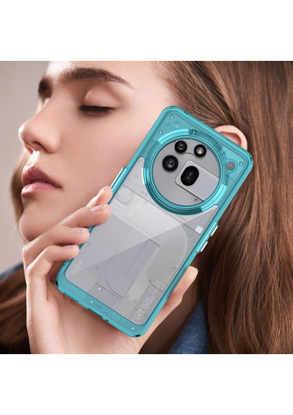 Nothing Phone 3A Pro Kılıf, Şeffaf Tasarımlı Darbeye Dayanıklı Telefon Kılıfı, Tampon Hibrit Şeffaf Kapak Nothing Phone 3A Pro (Yurt Dışından)