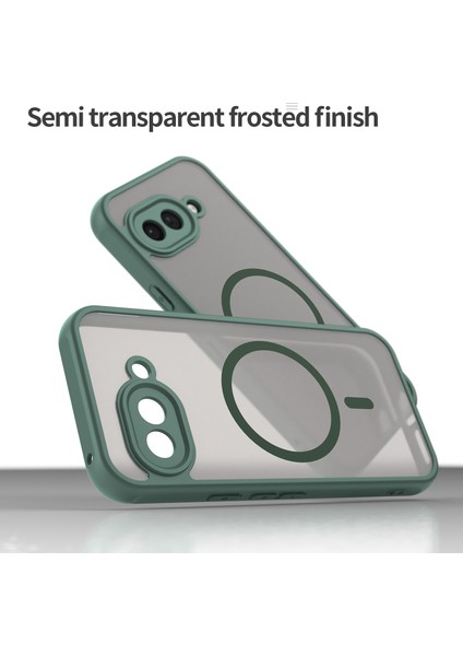 Google Pixel 9A Telefon Kılıfı, Manyetik Darbeye Dayanıklı Telefon Kılıfı, Şeffaf Hibrit Kapak Google Pixel 9A (Yurt Dışından) modelleri