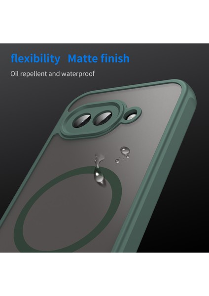 Google Pixel 9A Telefon Kılıfı, Manyetik Darbeye Dayanıklı Telefon Kılıfı, Şeffaf Hibrit Kapak Google Pixel 9A (Yurt Dışından) fırsatları